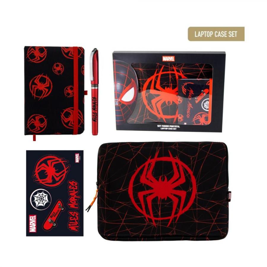 Cerda Stationery: Spider-Man - Set with Laptop Case (2600003428)