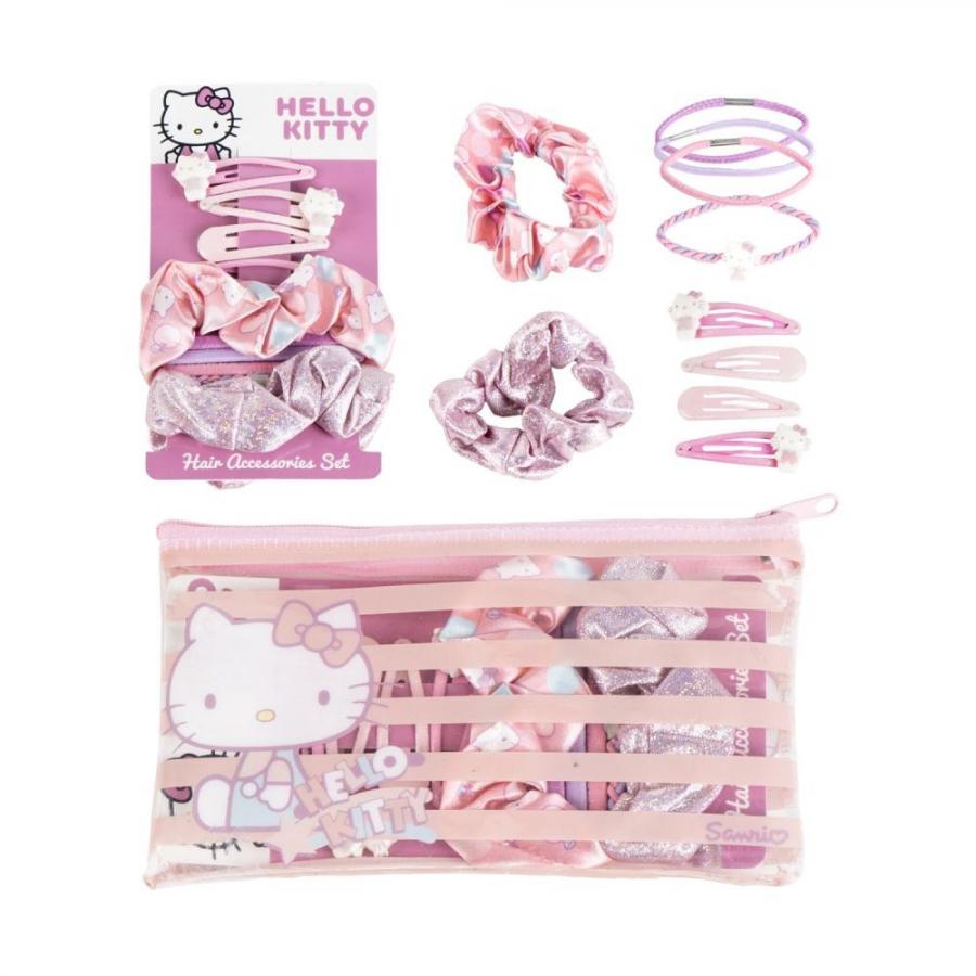 Cerda Beauty: Hello Kitty - Hair Accessories Set with Pouch (2500003297)