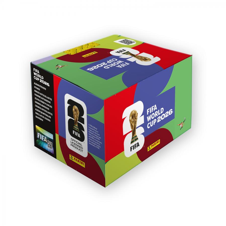 Panini FIFA World Cup 2026: Sticker Collection - Display of 100 Packs