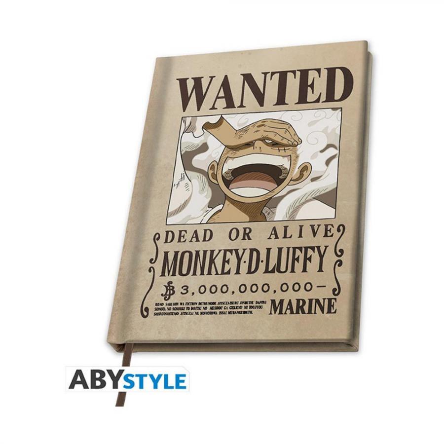 Abysse: One Piece - Wanted Luffy Wano A5 Notebook (ABYNOT155)