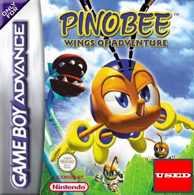 Pinobee: Wings Of Adventure GameBoy Advance USED (Partly Bleached Box/Ξεθωριασμένο)