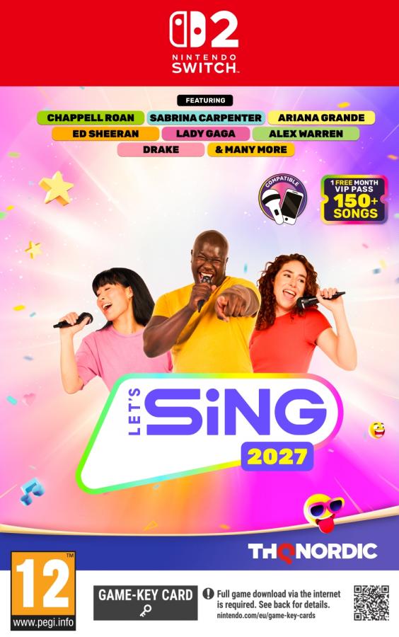 Let's Sing 2027 Nintendo Switch 2 NEW (Game-Key Card)