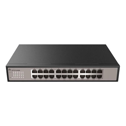 STONET 24 PORT GIGABIT ETHERNET RACKMOUNT SWITCH 10/100/1000Mbps