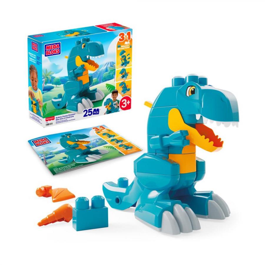 Mattel Mega Bloks: Build & Chomp Dinosaur 3-in-1 (JMK85)