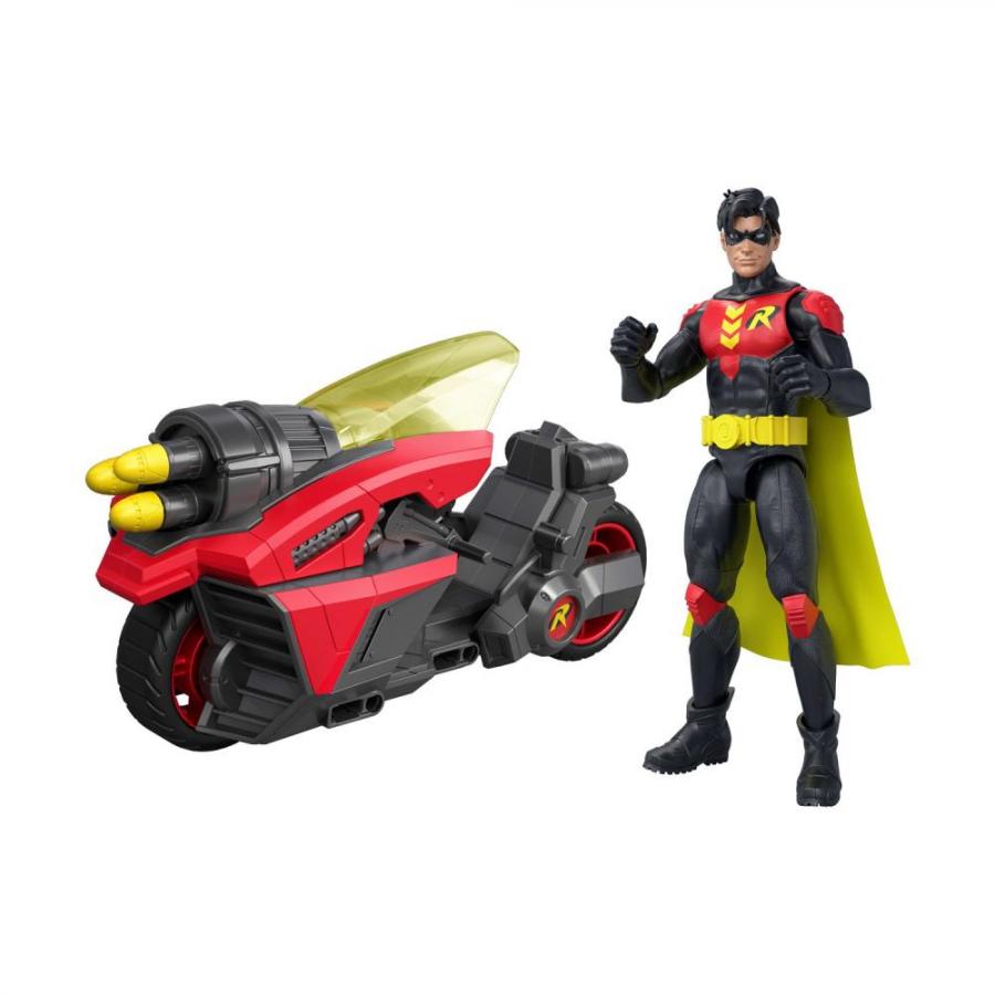 Mattel DC: Figures - Robin Bike with Figure (JMD51)