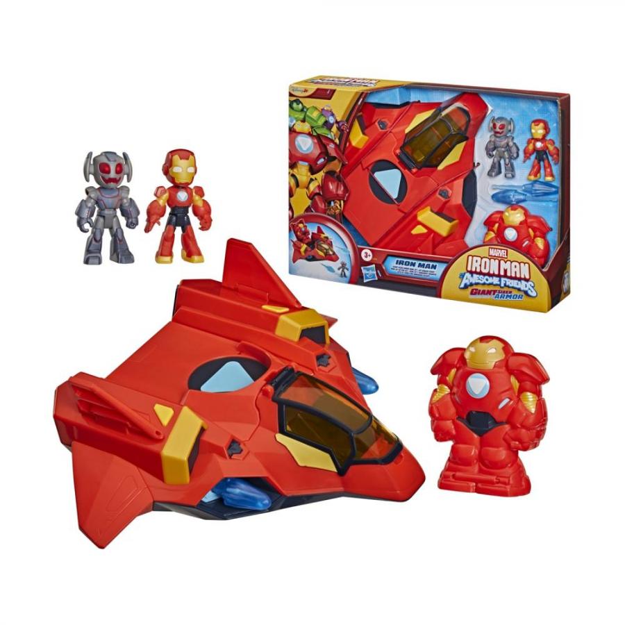 Hasbro Iron Man And His Awesome Friends: Vehicles And Playsets - Marvel Giant-Sized Armor Jet (G1994)