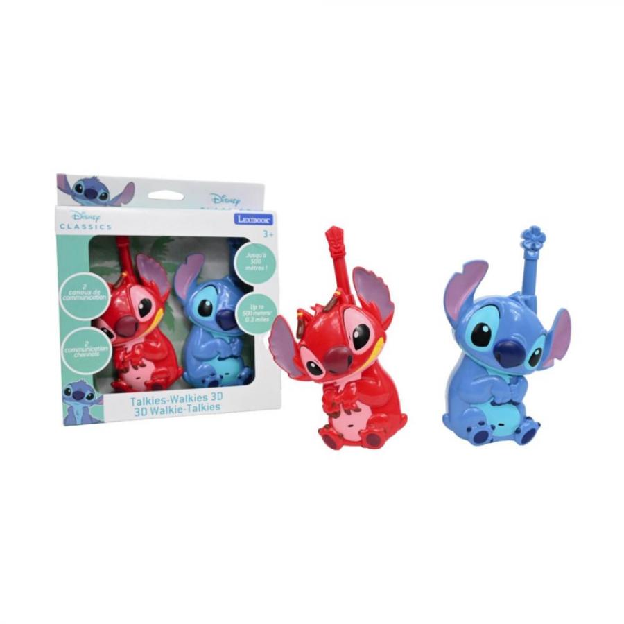 Lexibook Disney: Stitch - 3D Walkie Talkie - Up to 500m (25.TW18D)