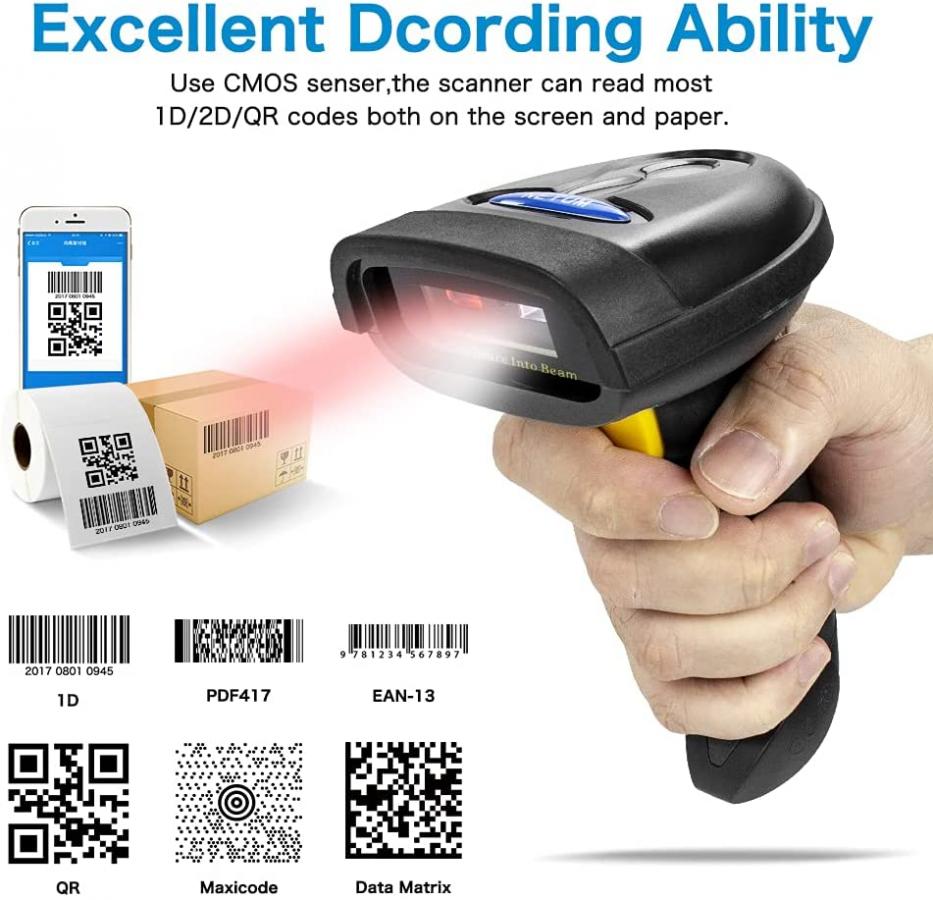 NETUM 3 IN 1 2D BLUETOOTH WIRELESS BARCODE READER