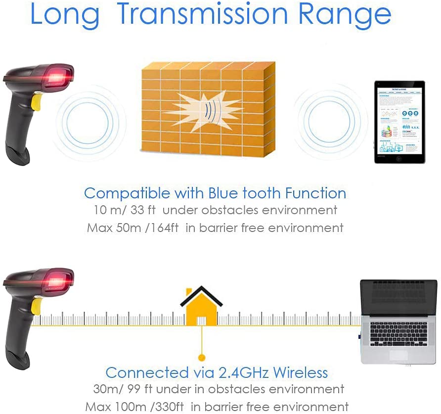NETUM 3 IN 1 2D BLUETOOTH WIRELESS BARCODE READER