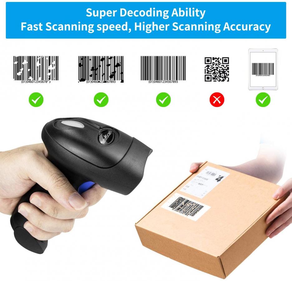NETUM 2,4G WIRELESS CCD SCANNER WITH STAND