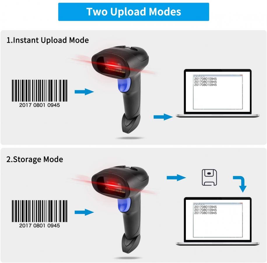 NETUM 2,4G WIRELESS CCD SCANNER WITH STAND