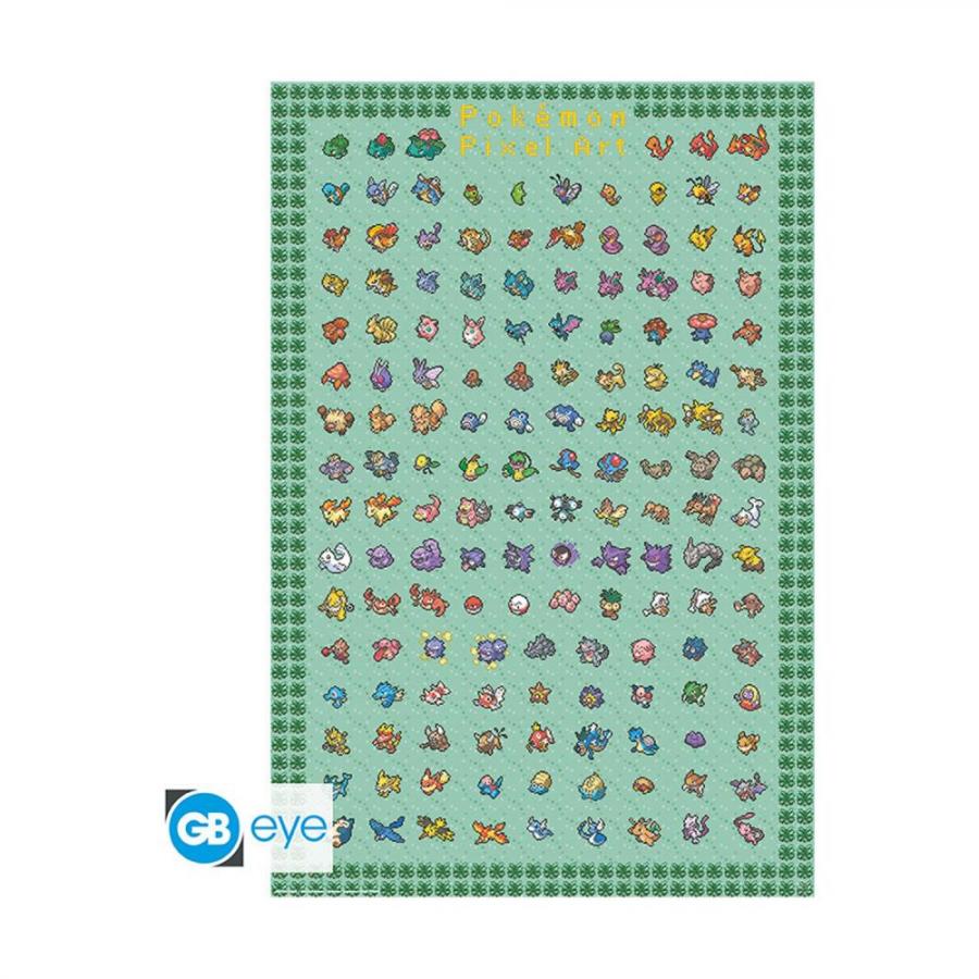 GB eye: Pokemon - Pixel Art Maxi Poster (91.5X61cm) (GBYDCOA042)