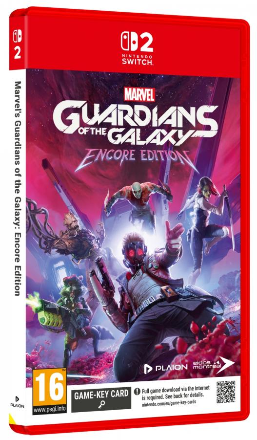 Marvel’s Guardians of the Galaxy Encore Edition Nintendo Switch 2 NEW (Game-Key Card)