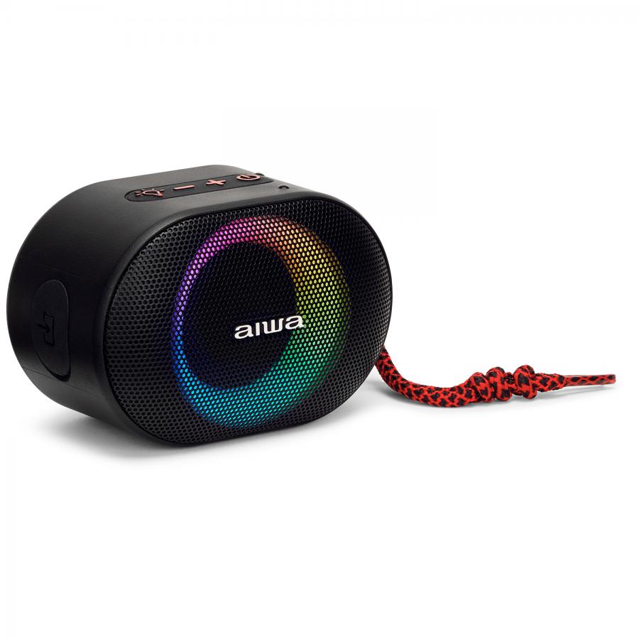 AIWA BLUETOOTH SPEAKER WITH RGB MULTI LIGHTING RMS 10W RED