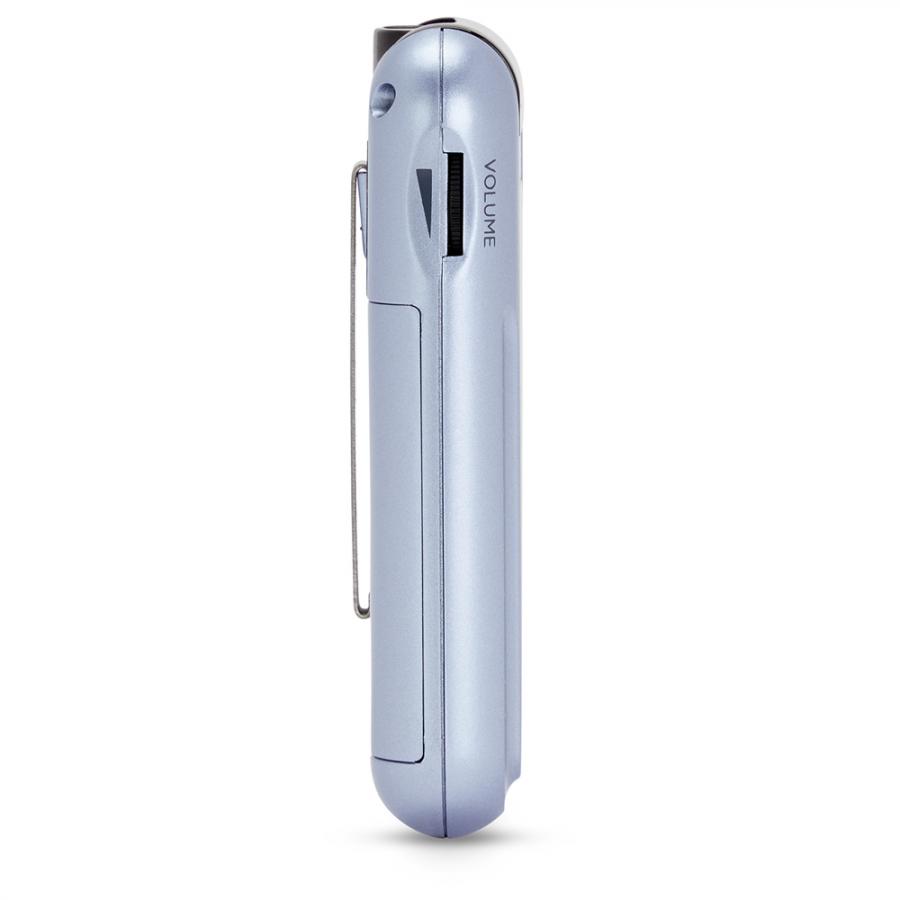 AIWA MINI POCKET RADIO WITH EARPHONES SILVER