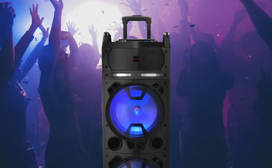 AIWA TROLLEY SPEAKER 'EARTHQUAKE' RMS100W