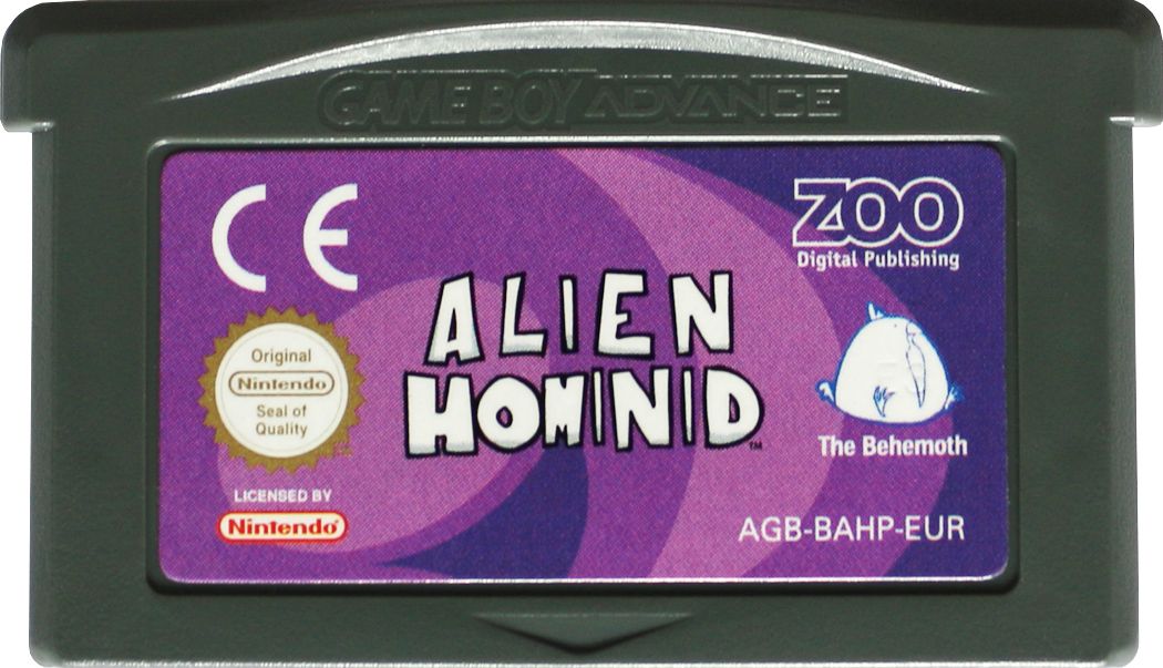 Alien Hominid GameBoy Advance UNBOXED 