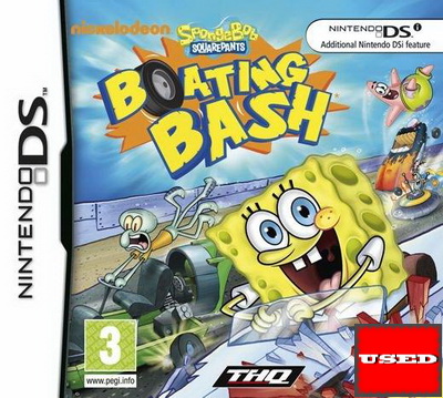 Spongebog's Boating Bash DS USED (Cart Only)
