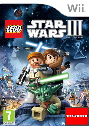 LEGO Star Wars III: The Clone Wars Wii USED (No Manual)