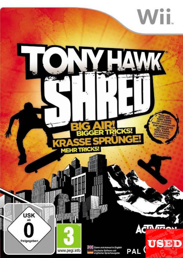 Tony Hawk: Shred  Wii USED (Game Only) 