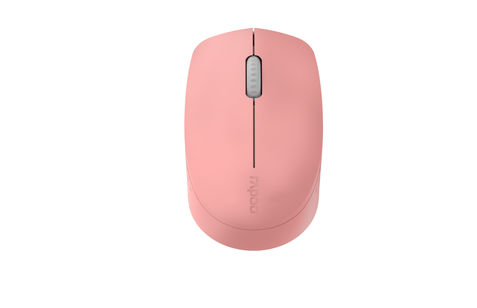 Rapoo M100, Wireless Optical Mouse, Multi-mode, Silent, (Pink)