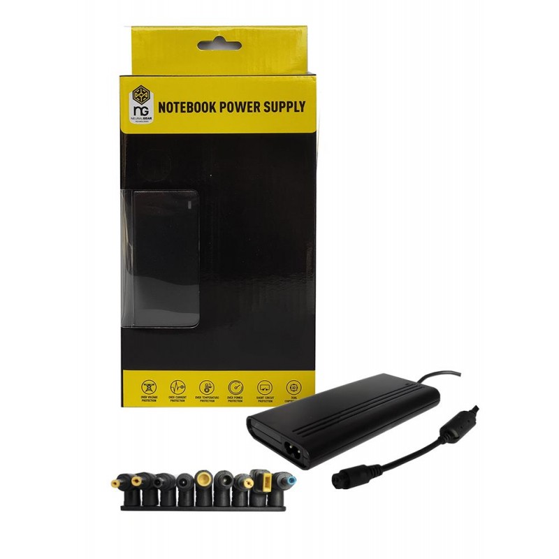 NG-POWER Slim Universal Automatic Power Supply 90W+USB  (78-0090SLIM)