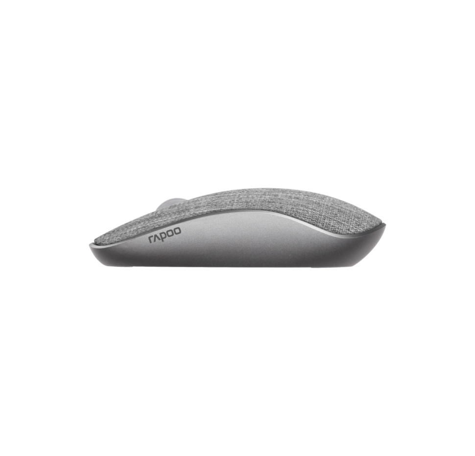 Rapoo M200 Plus, Wireless Optical Mouse, Multi-mode, Fabric, (Grey) (18695)