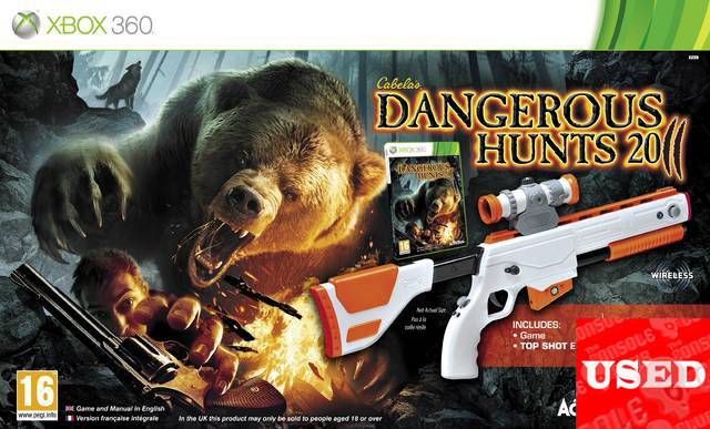 Cabela's Dangerous Hunt 2011 (Only Game) X360 USED