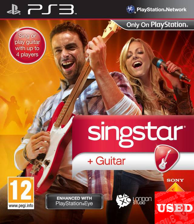 SingStar Guitar  PS3 USED (Only Game)