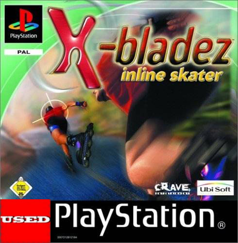 X-Bladez : Inline Skater PSX USED (Damaged Case)  (English Game / Dutch Cover)