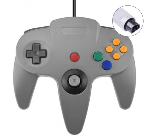 Nintendo 64 Grey Controller NEW (BULK)  (UNOFFICIAL)