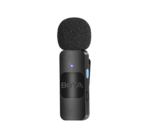 BOYA BY-V1 Wireless Lavalier Microphone for iPhone iPad Mini Lapel Lightning connection