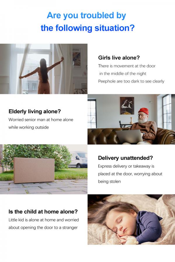 SRIHOME WIFI SMART DOORBELL SET 4MP