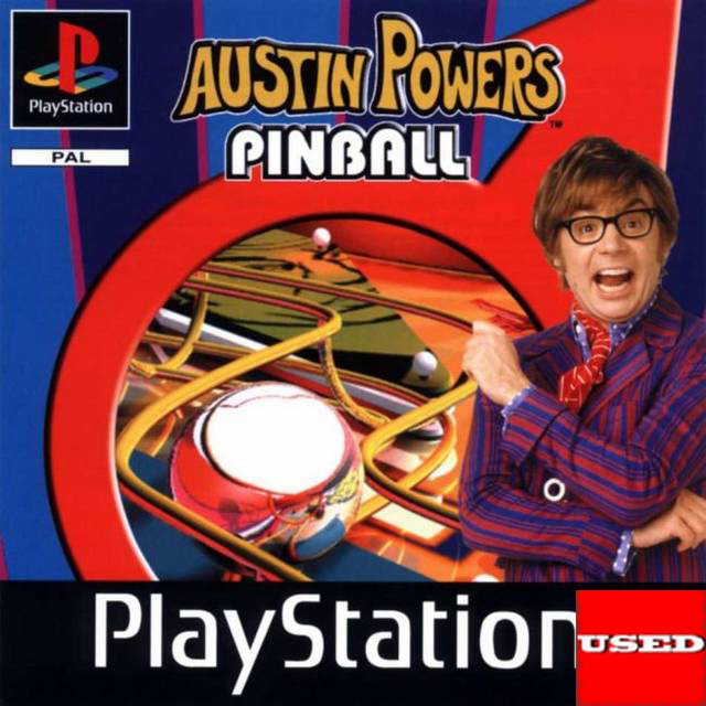 Austin Powers Pinball PSX USED (Damaged Case)