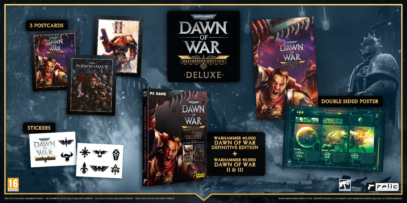 Warhammer 40,000: Dawn of War - Definitive Deluxe Edition PC NEW (Code in a Box)