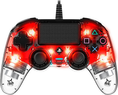 Nacon Wired Controller Crystal Red