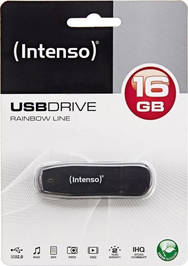 Intenso USB Drive 2.0 16GB Rainbow Line NEW