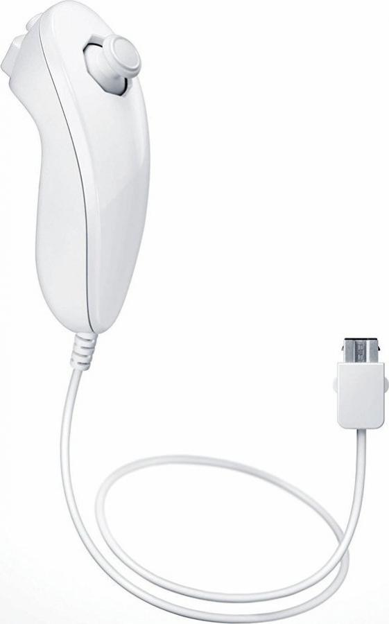 Nunchuk Wii Control (No Name) NEW (White) (Bulk)