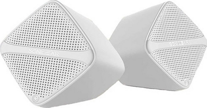 Sonic Gear Speakers USB Digital AMP + Micro Driver (White)