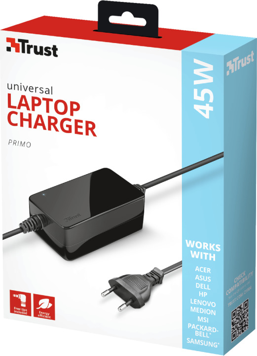TRUST Primo 45W Laptop Charger (21904) (TRS21904)