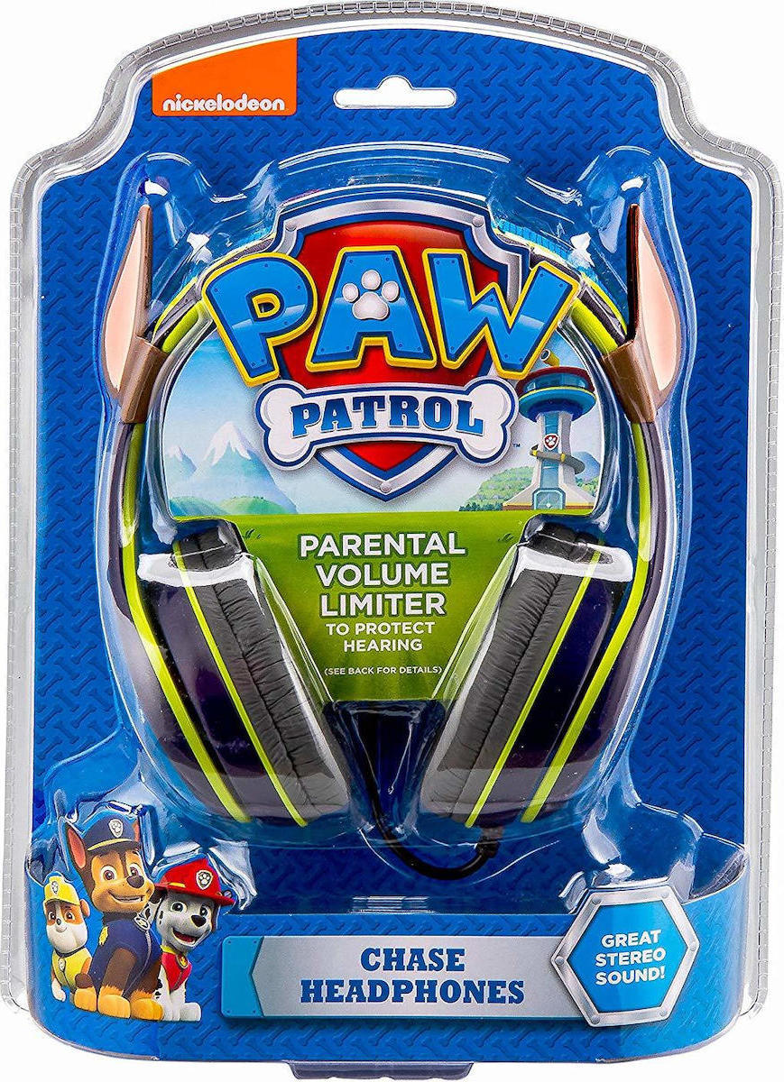 eKids Paw Patrol Chase – YOUTH HEADPHONES – Over-Ear Ενσύρματα Ακουστικά (Μπλε/Κίτρινό)