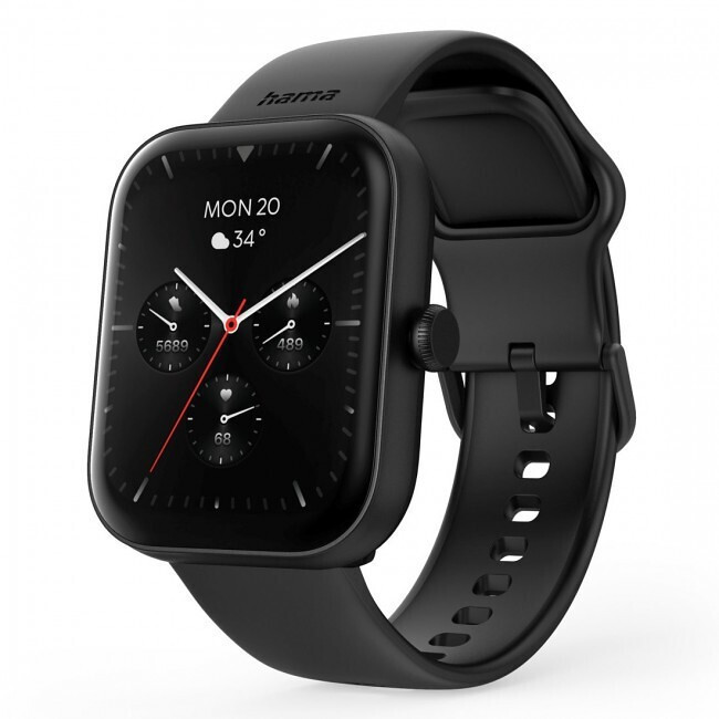 Hama 5000  Smartwatch  47mm με Παλμογράφο  Black 