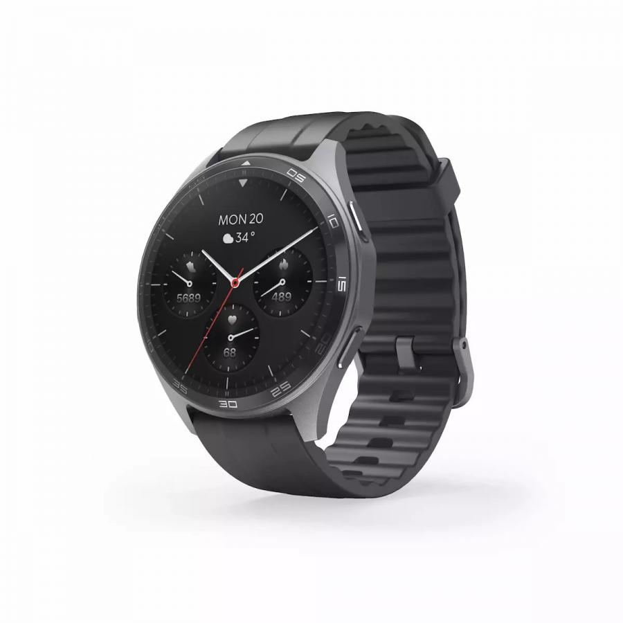 Hama   7010   Smartwatch   με Παλμογράφο , GPS , AMOLED  47mm Black