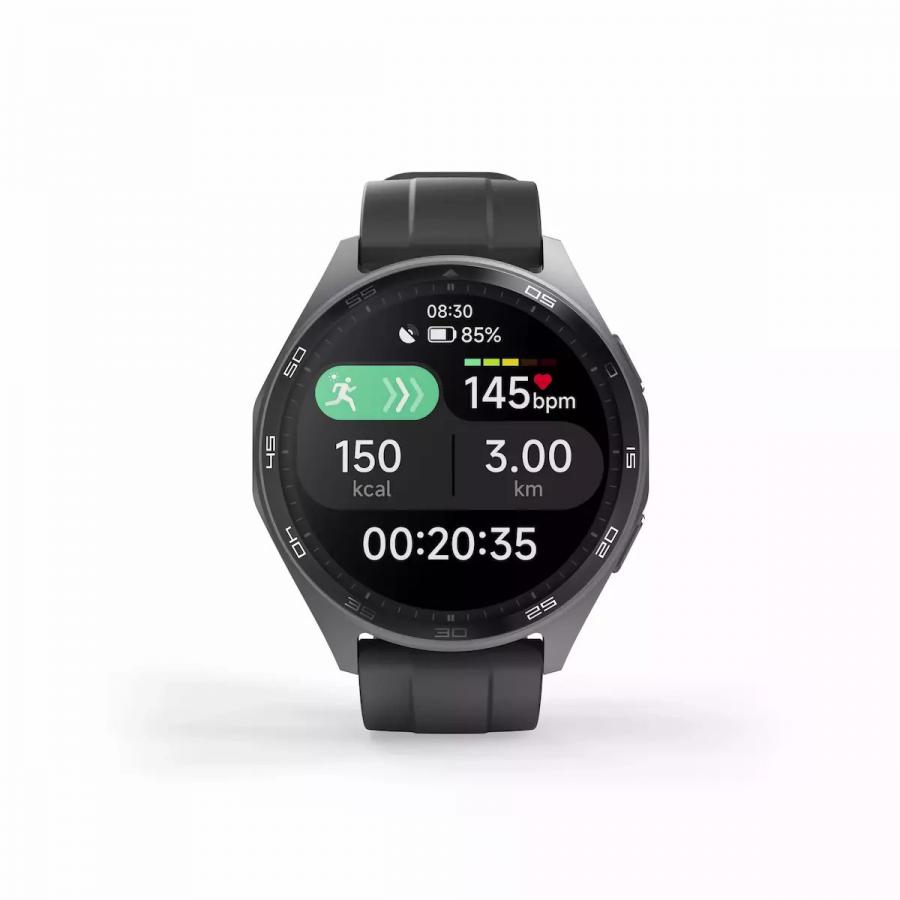Hama 7010 Smartwatch με Παλμογράφο , GPS , AMOLED 47mm Black