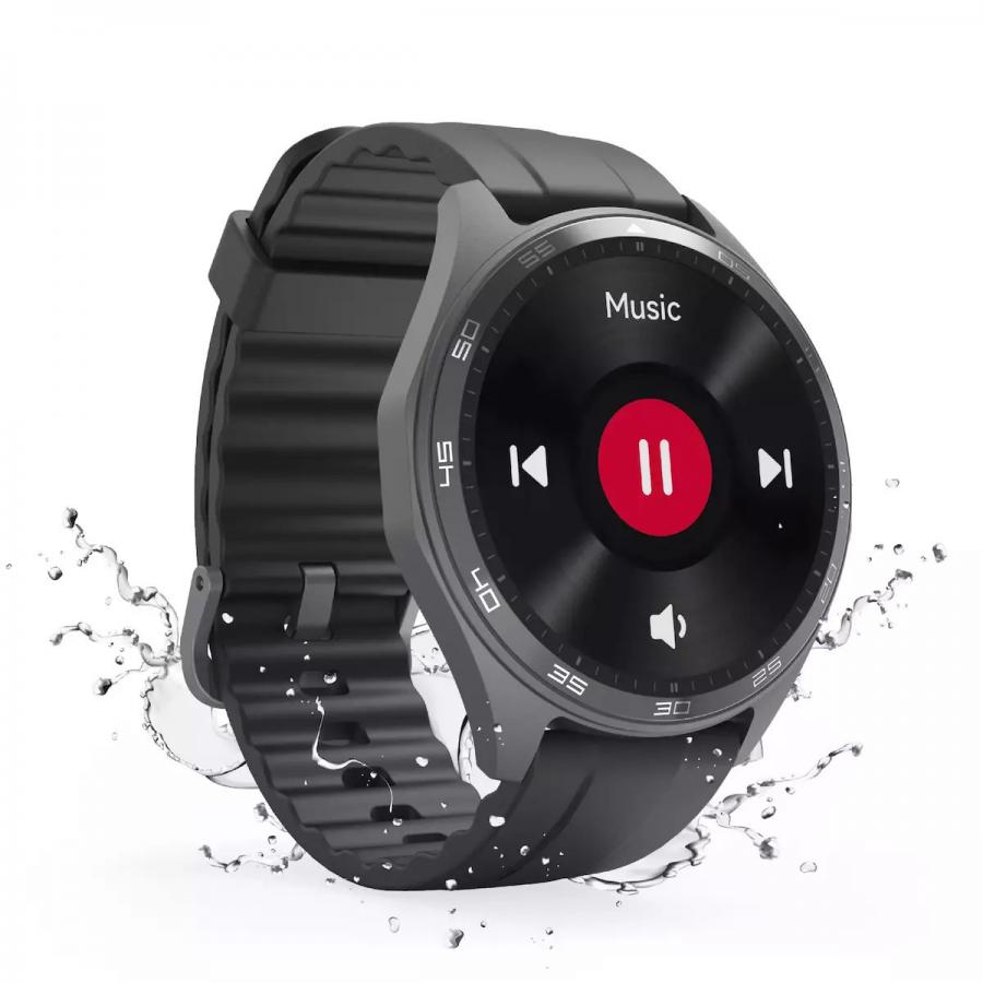 Hama 7010 Smartwatch με Παλμογράφο , GPS , AMOLED 47mm Black
