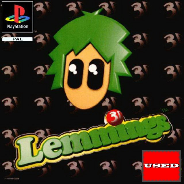 Lemmings 3D PSX USED (Damaged Case)
