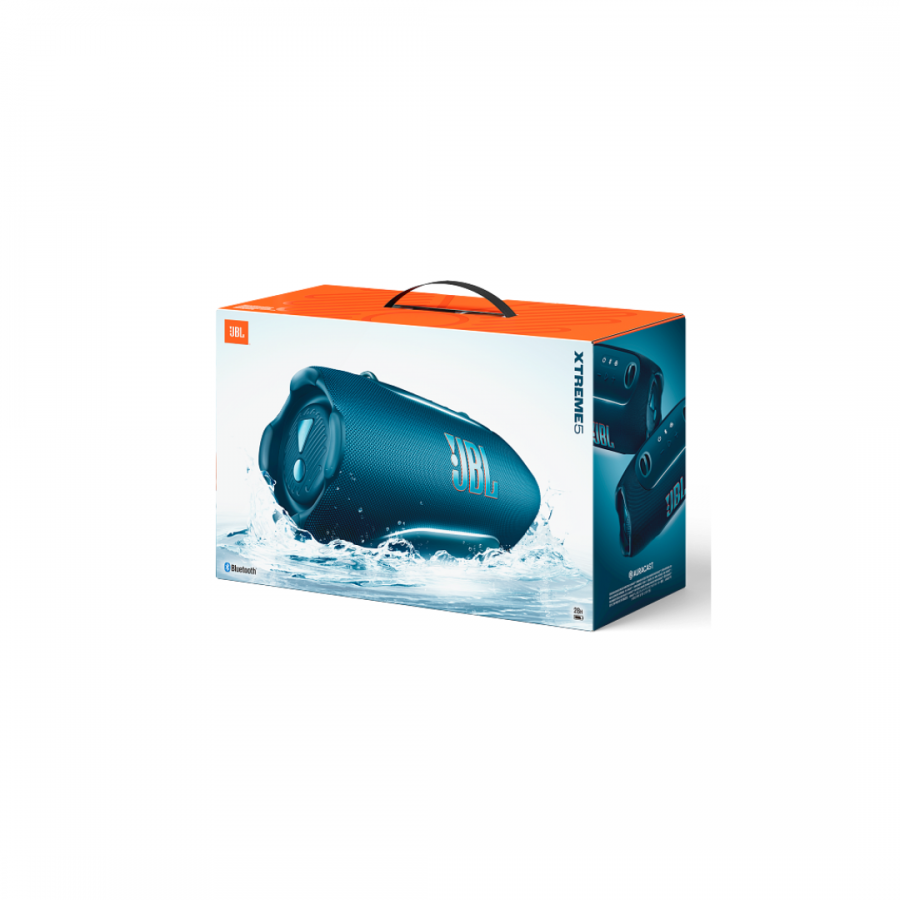 JBL Xtreme 5, Bluetooth Speaker, Water/Dust proof IP68, Carry Strap, No Power Supply (Blue)