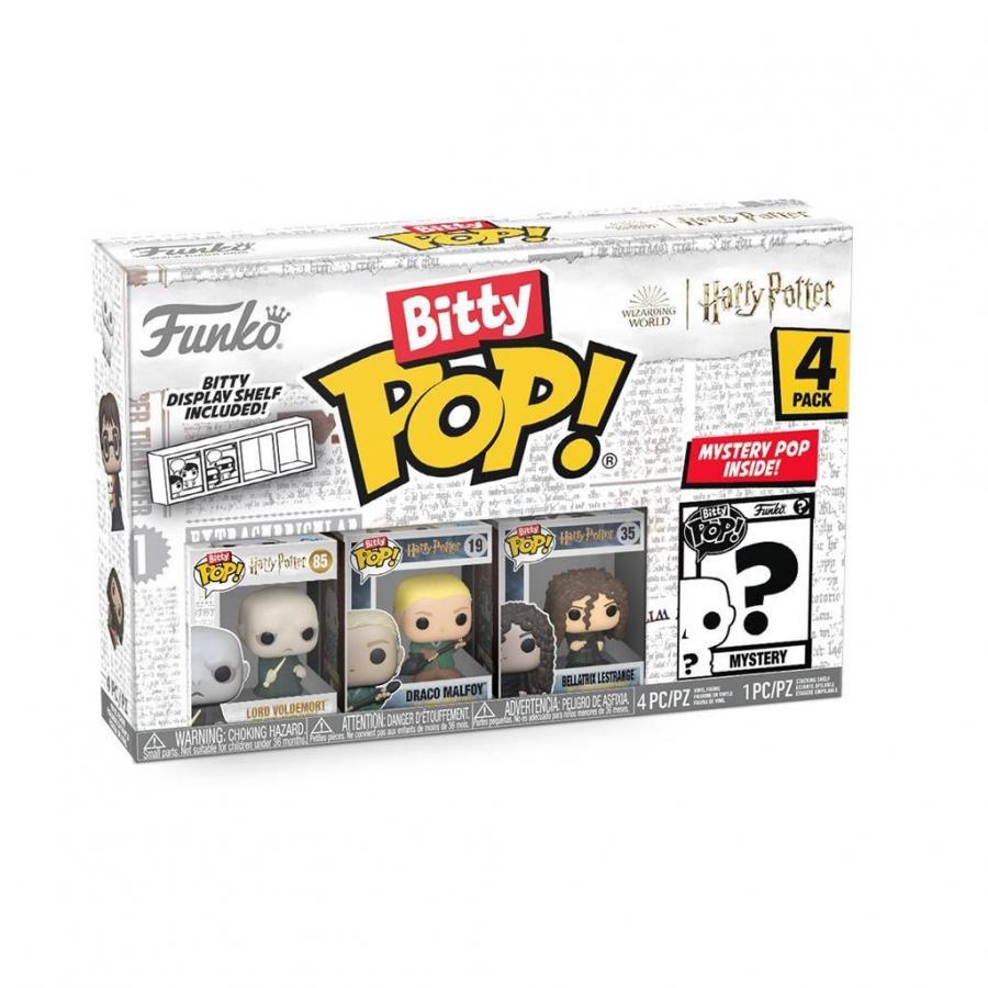 Funko Bitty POP! Harry Potter - Lord Voldemort, Draco Malfoy, Bellatrix Lestrange & Chase Mystery 4-Pack Φιγούρες Vinyl Figure