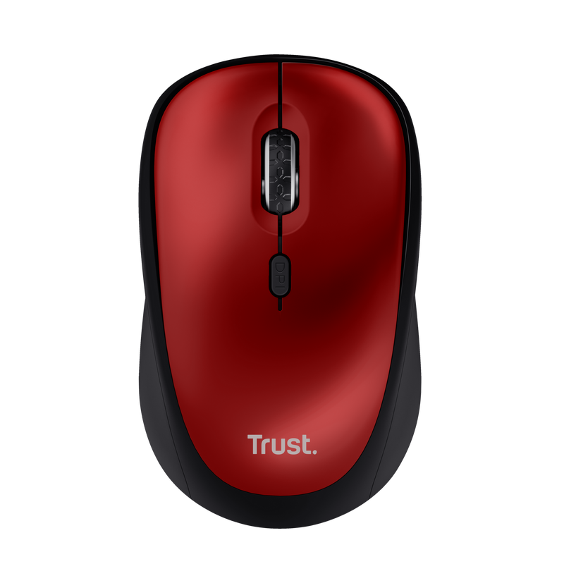TRUST YVI+ Wireless Mouse Eco Red (24550)
