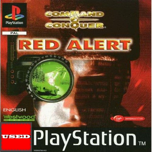 Command & Conquer: Red Alert (Platinum) PSX USED